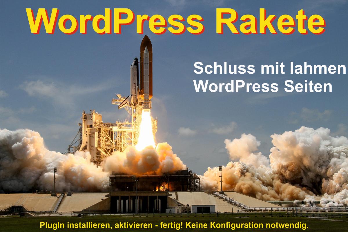 Wordpress-Rakete